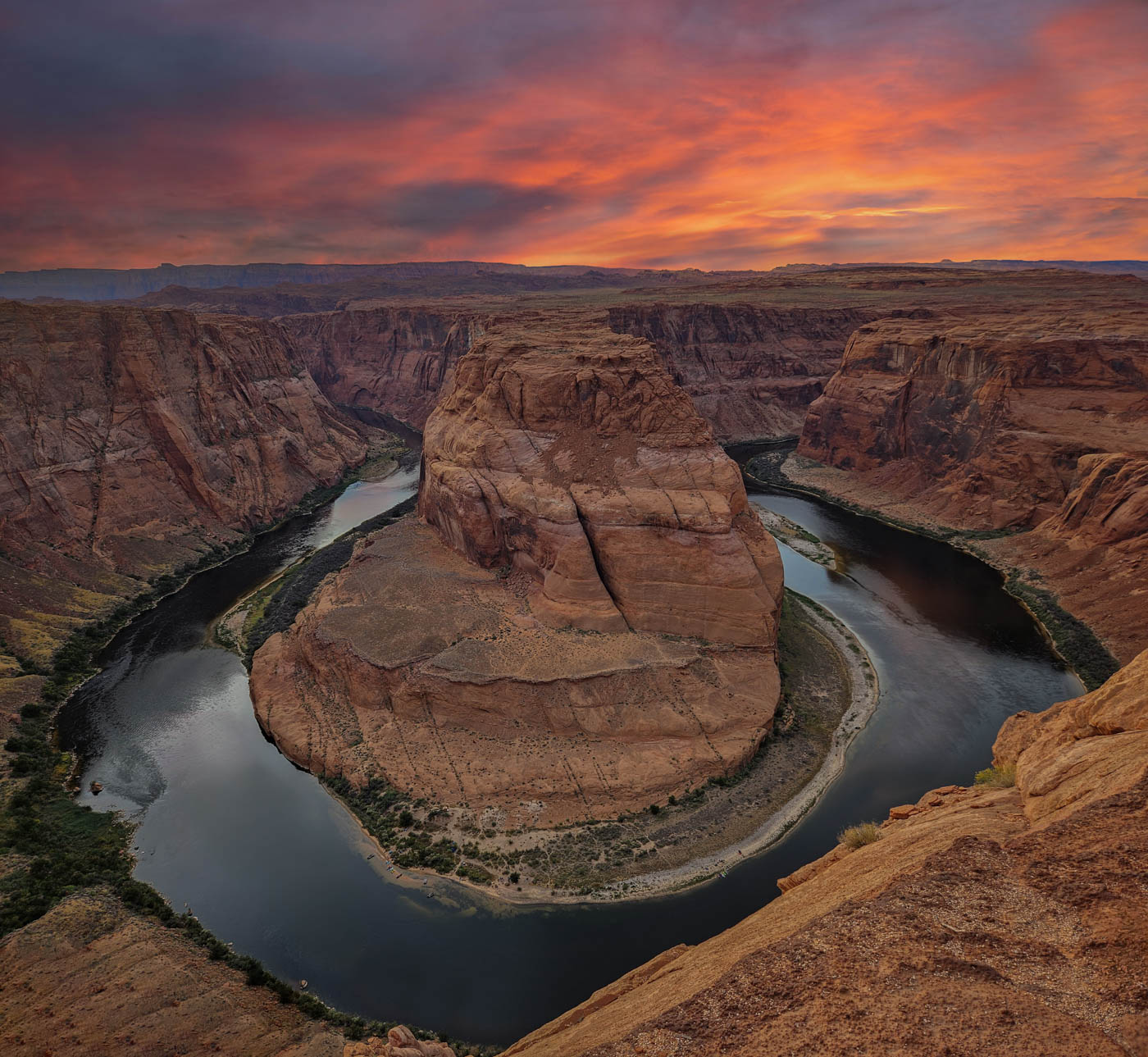 2nd PrizeMulti-Scape In Class 3 By John Whitmore For Horseshoe Bend Sunset OCT-2023.jpg